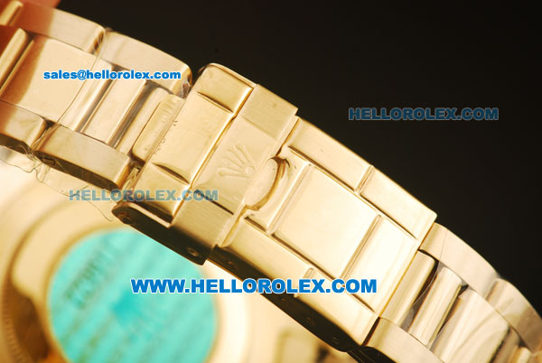Rolex Yacht-Master Automatic Movement Full Gold with White Dial - Click Image to Close